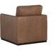 Portman Marseille Camel Leather Swivel Lounge Chair